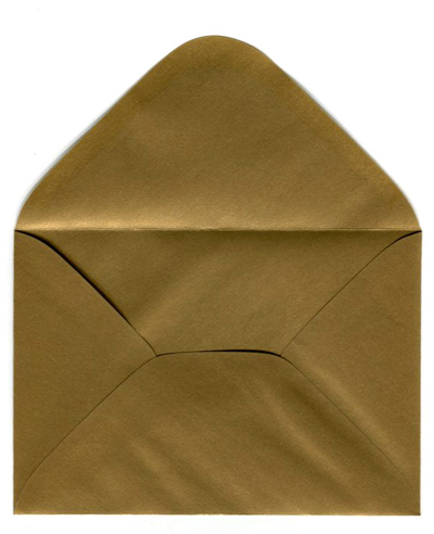 Koperta perłowa złota C6