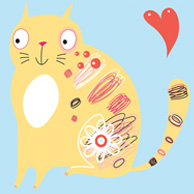 Kocie cytaty - „As every cat owner knows, nobody owns a cat
