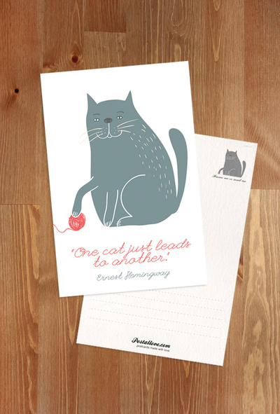 Kocie cytaty - „One cat just leads to another