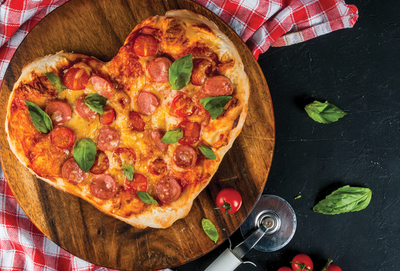Pizza w kształcie serca