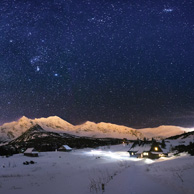 Dolina Gąsienicowa nocą