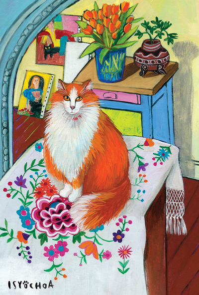 Isy Ochoa - Kot w atelier