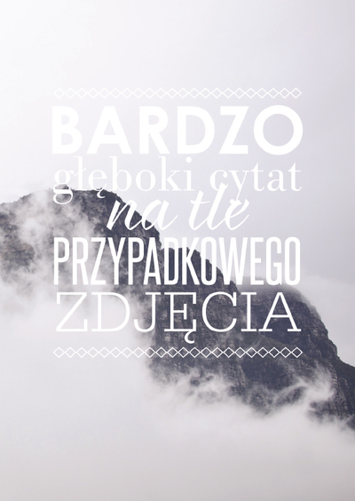 Mr Lemon - Bardzo głęboki cytat