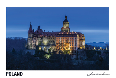 Poland - Love to be here... - Zamek Książ wieczorem