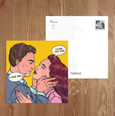 Pop art - I love you