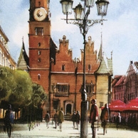Ratusz - ściana zachodnia