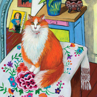 Isy Ochoa - Kot w atelier