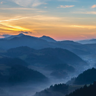 Poland - Love to be here... - Pieniny o zachodzie słońca